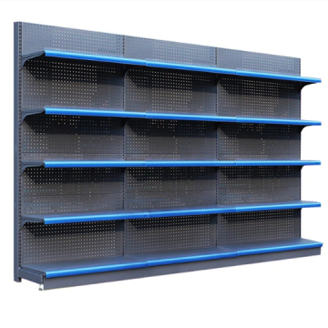 Metal Rack Merchandise Display Stainless Steel Gondola