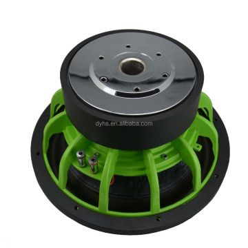 Soway SW12-05 ซับวูฟเฟอร์: ราคาที่ดีที่สุดใน 12 นิ้ว 2000W เฟรมแม่เหล็กคู่สีเขียวคู่