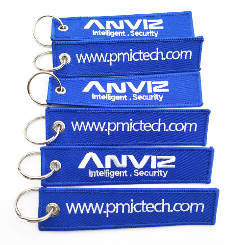 Flight Motorcycle Custom embroidered Letter Tag Key Ring