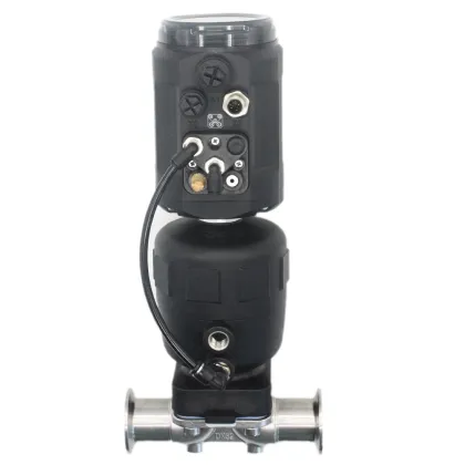 stainless steel control valve with intelligent valve positioner