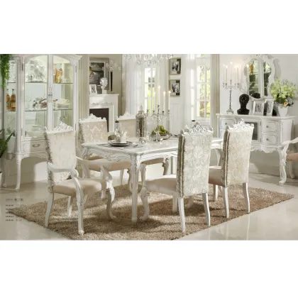 Modern European Style Soft White Velvet Comfortable Bed for Home Furniture