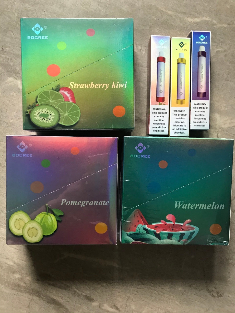 800 Puffs 7 hương vị Vape Pen dùng một lần