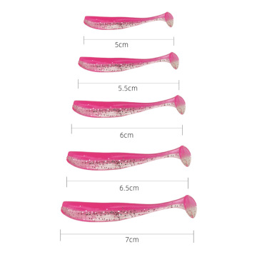 Dual Color Night Glow Bionic Soft Bait for Sea Fishing