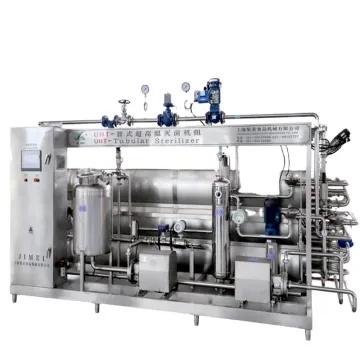 UHT Milk Pasteurizer and Liquid Drinks Tubular Sterilizer Machine