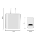 One-Port 12W USB Wall Charger US plug adapter