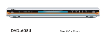 DVD Player with USB : DVD-608U