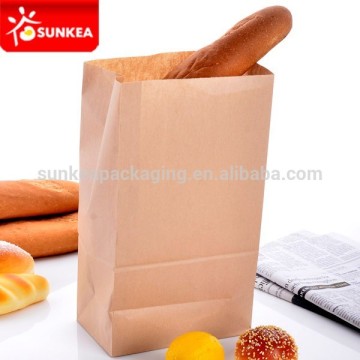 Takeout food custom brown kraft paper bag print