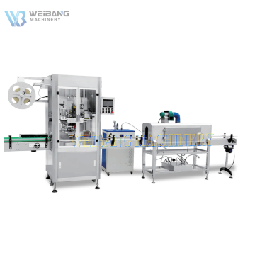 Automatic Shrink Sleeve Labeling Machine for Round, Square, and Flat Bottles with Steam Heating Method