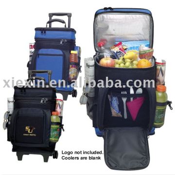 Rolling cooler bag