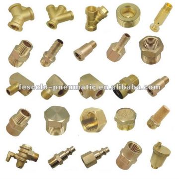 Brass mechanical fitting and connector