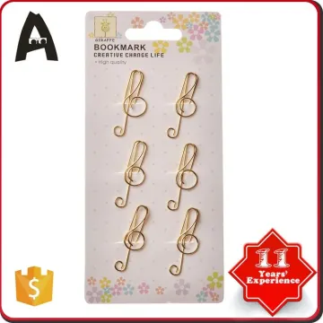 Quality Guaranteed factory supply bronze rugby shape paper clips