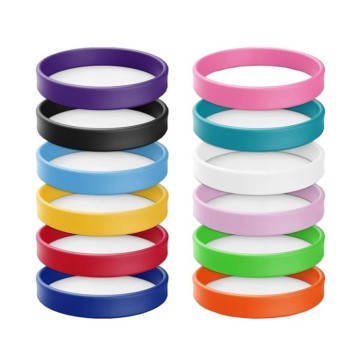 Hot Trending Silicone Rubber Bracelet with Logo - Various Sizes & Personalized Fashion Wristbands