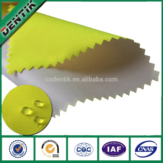 New Arrival HV Yel Waterproof Breathable Twill fabric, Laminated fabric with PTFE membrane For Protective Clothing EN20471