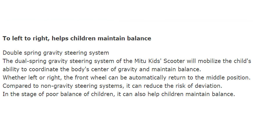 Mitu Children Scooter