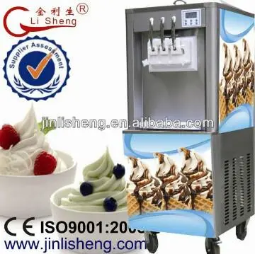 Multi Flavor Ice Cream Machine For Sale ( 2+1mix flavor )