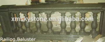 dark grey granite g654 stone railing