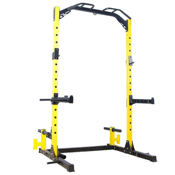 Comprehensive Home Gym Solution: New Style Multifunctional Squat Rack, Power Rack, Pull Up Bar, J Hooks, Dip Bar & Barbell Rack