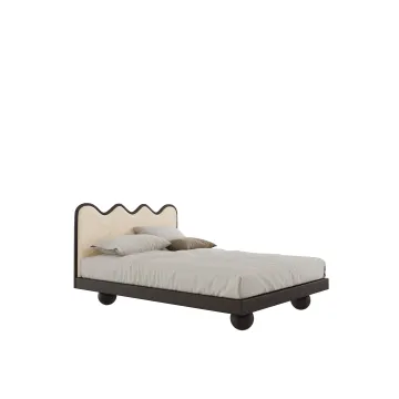 ​Eco-Conscious Leather Headboard Bed for Green Living