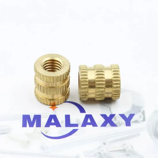 Customizable Knurled Brass Nuts and Screws for Precision Fastening