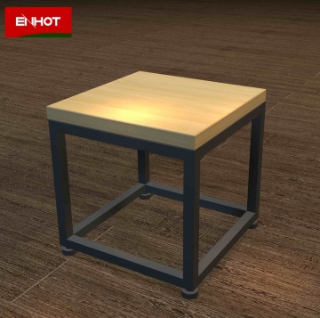MDF and Metal Stool Display for Retail Shops