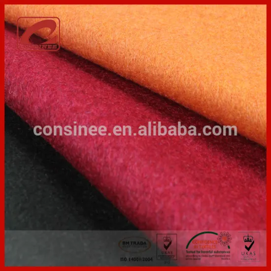 Double faced 100 cashmere fabric for popular winter cashmere long coat