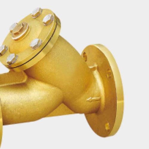 Brass flange filter application