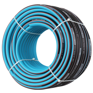 Flexible pvc and rubber garden water hose