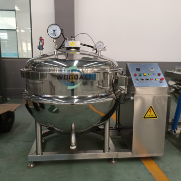 Electric Industrial Kettle and Automatic Planetary Mixer for High-Quality Industrial Cooking
