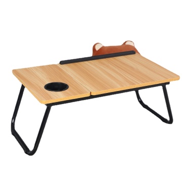 Multifunctional Wooden Folding Laptop Desk with Drawer - Hangrui Popular Choice for Bed Use