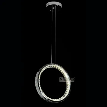 Round crystal chandelier hanging lighting chandelier luxury