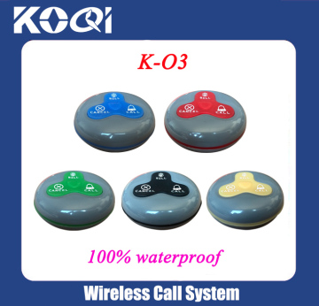 New Arrival Waterproof Table Call Button for Restaurant Services
