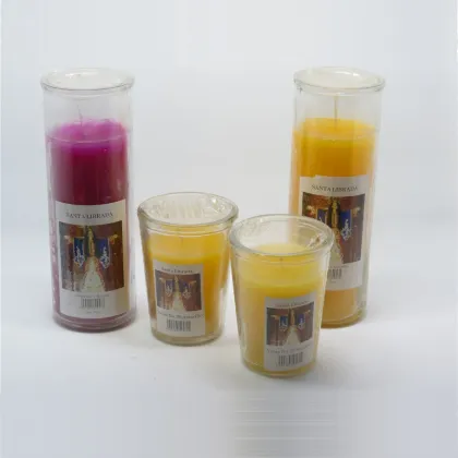 Romantic home aromatherapy 7 days glass candle