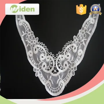 Ladies Neck Design Lace Polyester Collar Lace for Salwar Kameez