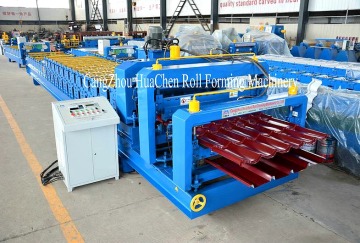 Automatic High Quality Galvanized Roofing Sheet Roll Forming Machine