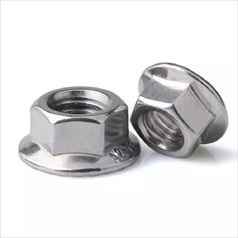Din6923 Zinc Plated Hex Serrated Flange Nuts