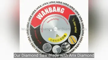 Laser-Welded Diamond Saw Blades for Concrete Cutting