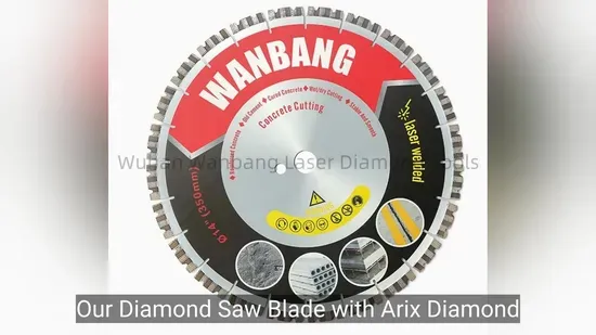 Laser-Welded Diamond Saw Blades for Concrete Cutting