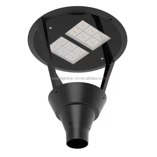 IP65 Urban Landscape Garden Lighting: 50W, 100W, and 150W Post Top Lights for Garden, Street, Parking, and Walkway Area Illumination