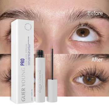 Natural Eye Lash Growth Serum: Effective Lengthening Enhancer for Fuller Eyelashes