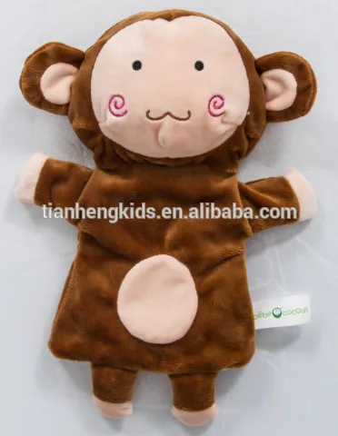 Monkey Hand puppet-Jungle Babies Series 10 inch Plush toy