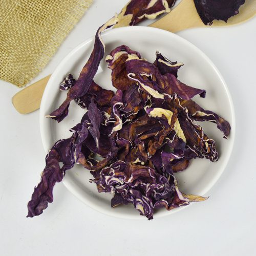 Yunnan Naturalne suszone fioletowe kapusty kolorowe chipsy warzywne
