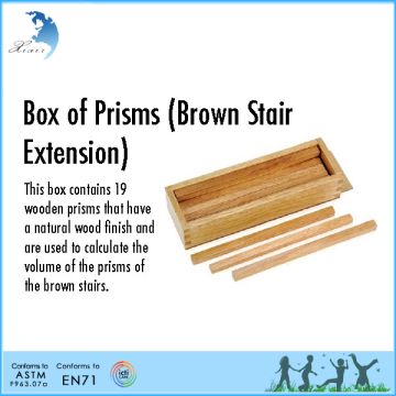 Nursery school children toys wholesale wooden montessori sensorik