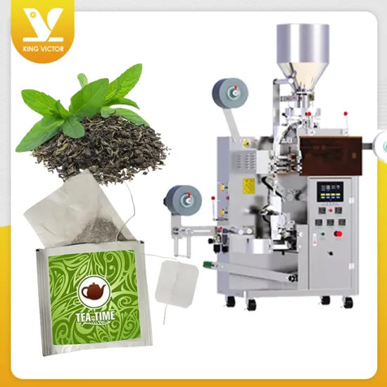 Kv Automatic 3-Side Sealing Inner and Outer Bag Tea Bag Packing Machine