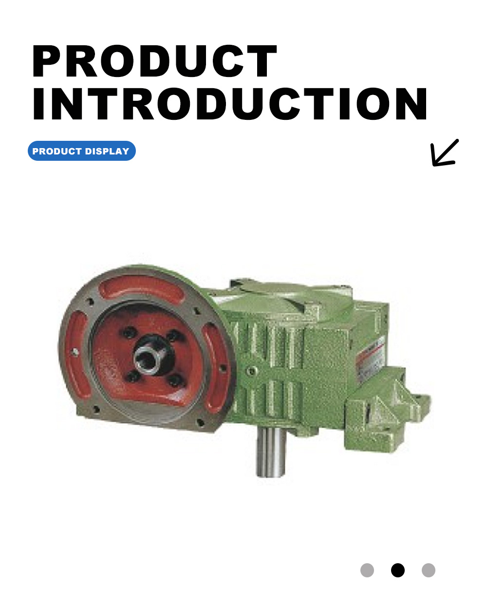 WPWDX Heavy Load Worm Drive Gearbox X