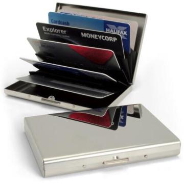 Travel Wallet - Latest Stainless Steel RFID Blocking Designer Slim Wallets for Men and Women with Awesome Gift Box