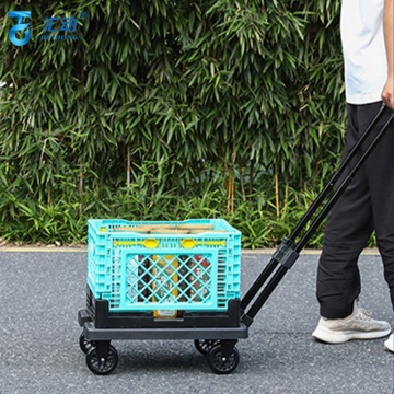 Large Capacity Home Plastic Shopping Trolleys: Multifunctional Grocery Carts, Supermarket Folding Trolleys & More
