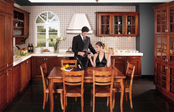 Solid Wood Kitchen Cabinets