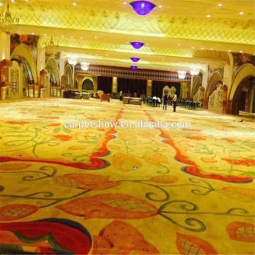 Wall to wall handmade hotel banquet hall carpet