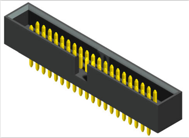 Encabeçamento da caixa de 1.27mm 180 ° H = 4.90