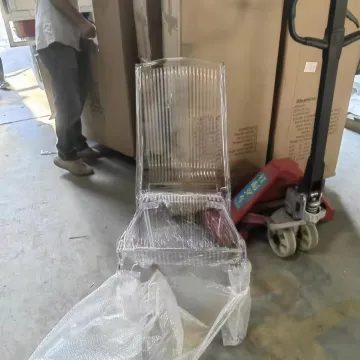 Transparent Clear Crystal Resin PC Wedding Event Wire Chair